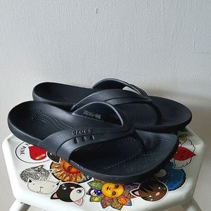 Crocs flip-flops size 8w